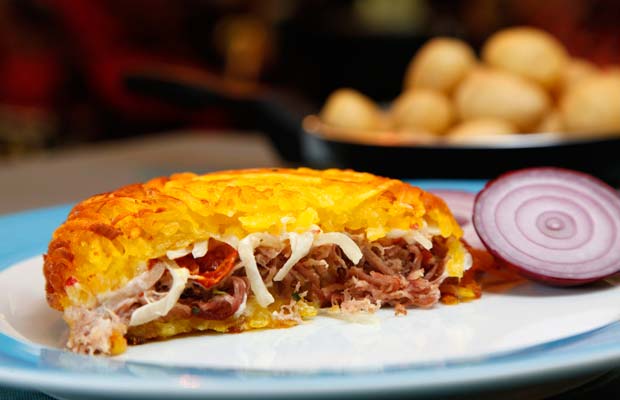 Batata rostie de carne seca<br> Batata rostie de carne seca<br>