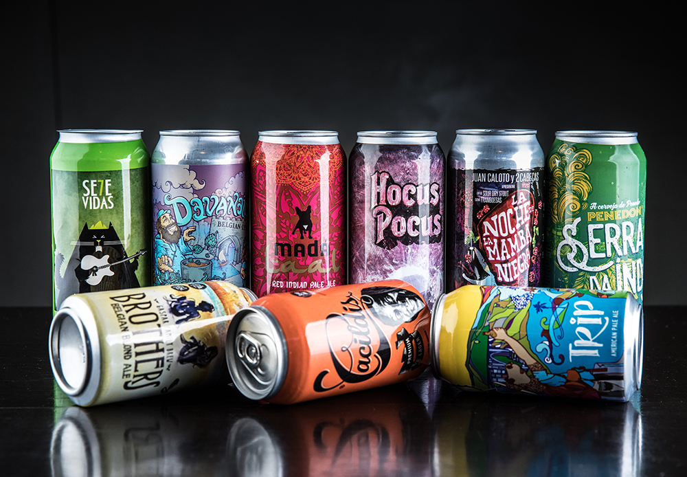 cervejas artesanais em lata