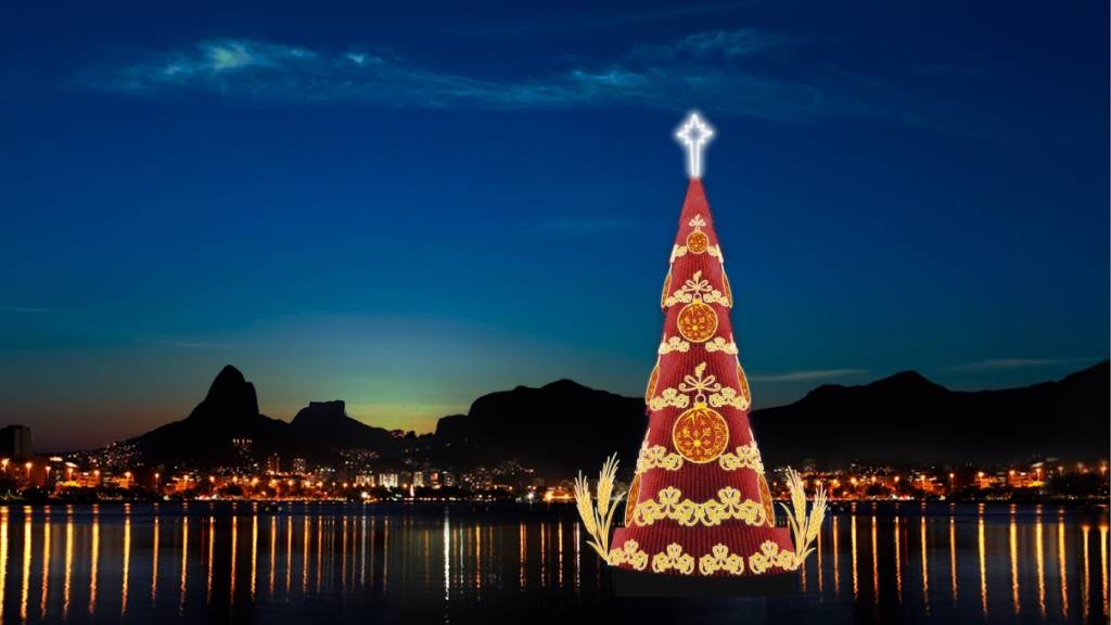 Inauguração da Árvore de Natal da Lagoa será neste sábado (12)