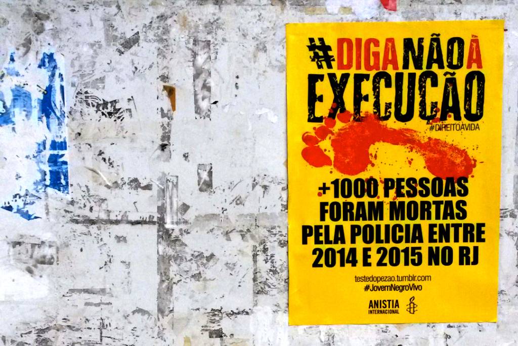 Anistia Internacional intensifica campanha contra violência policial