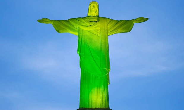 Cristo Redentor terá iluminação com as cores dos países participantes da Copa