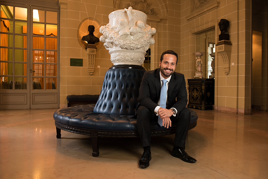 Ministro da Cultura, Marcelo Calero, na ABL