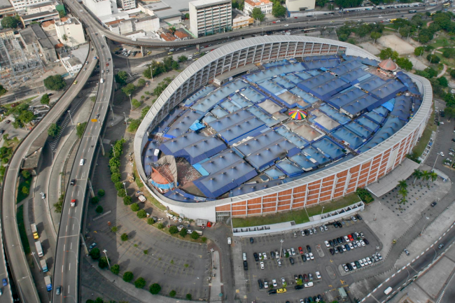 Vista aérea do Pavilhão de São Cristóvão