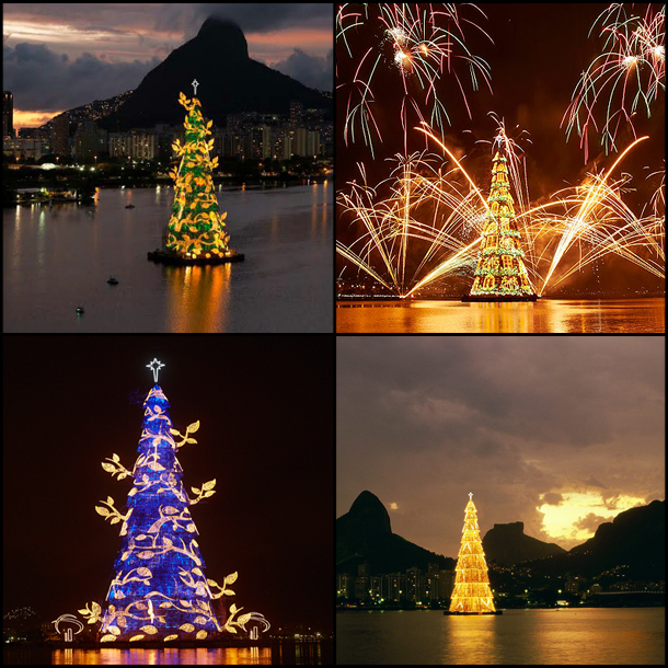 Árvore da Lagoa: o cartão-postal do Natal carioca