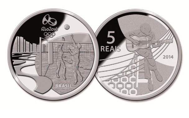 Moedas comemorativas dos Jogos Rio 2016