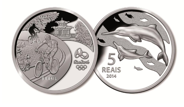 Moedas comemorativas dos Jogos Rio 2016