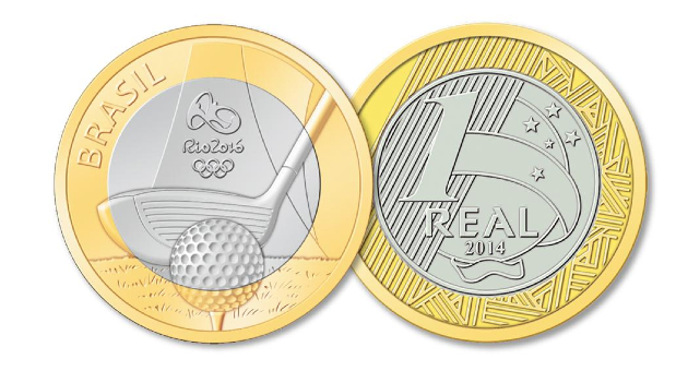 Moedas comemorativas dos Jogos Rio 2016