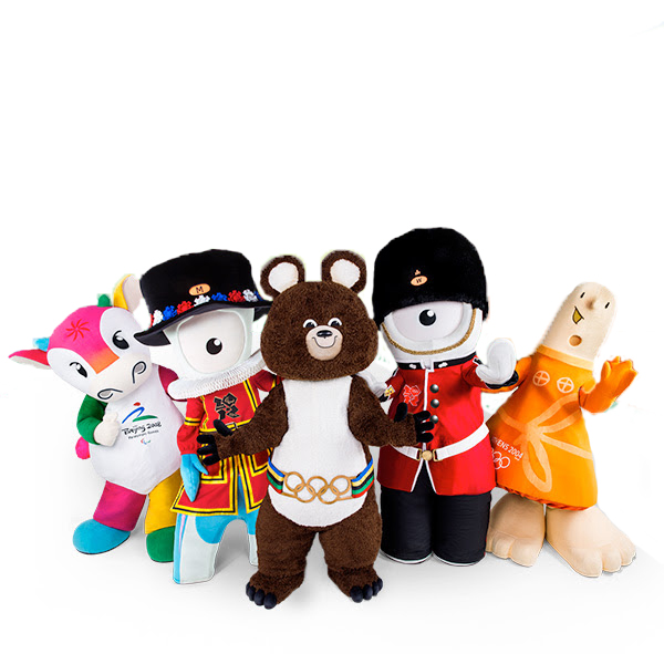 Mascotes das Olimpiadas chegam ao Rio nesta quinta (20)