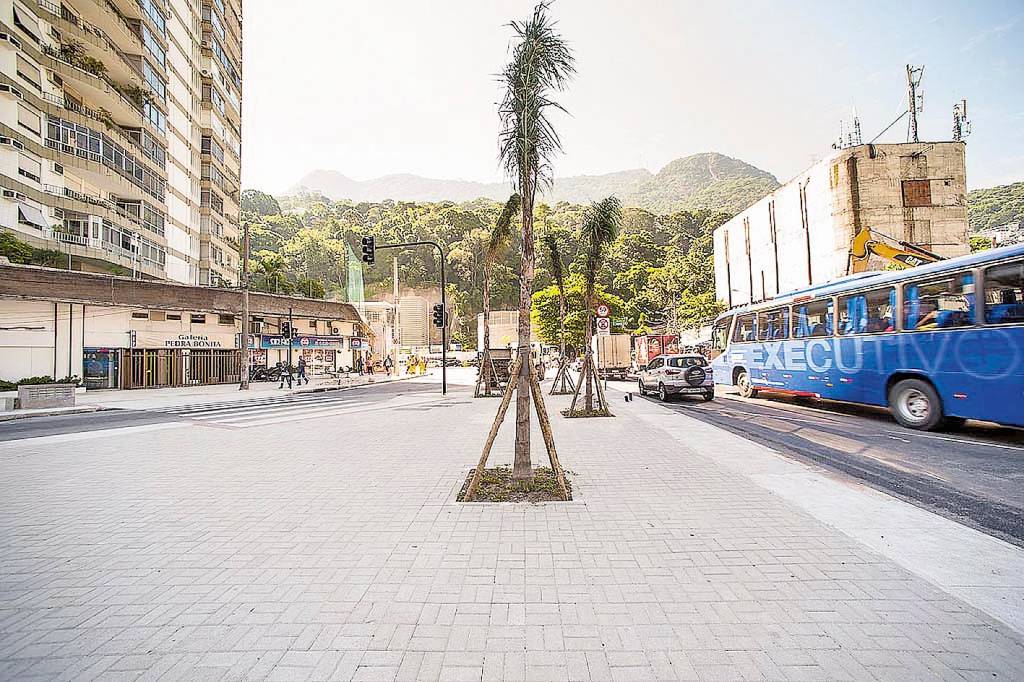 Obras de reurbanização em São Conrado vão chegando ao fim