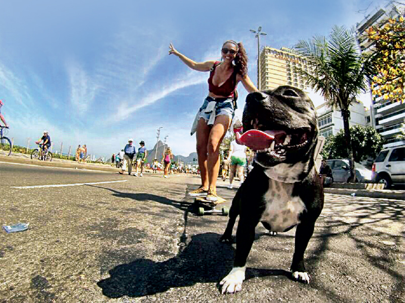Sharon Azulay e Zeus