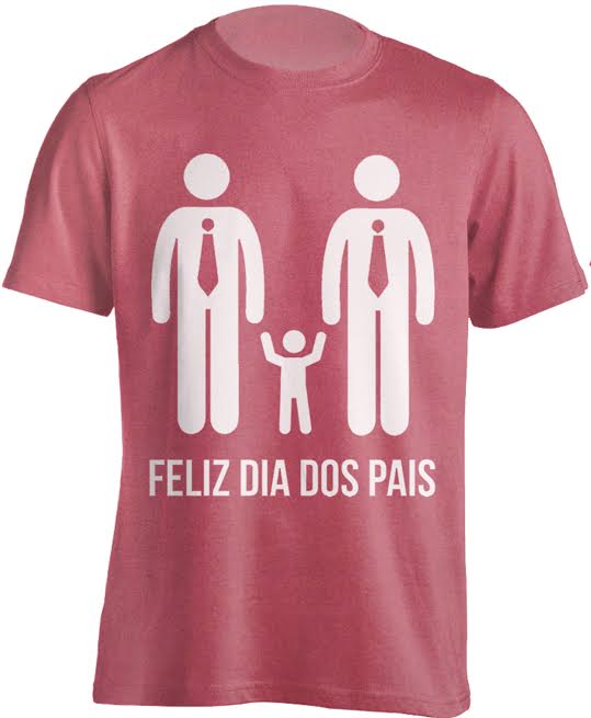 Camiseta em homenagem ao Dia dos Pais com casal gay faz sucesso no Saara
