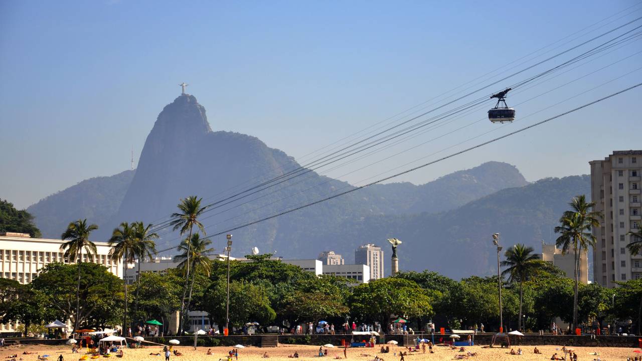 Praia Vermelha sol