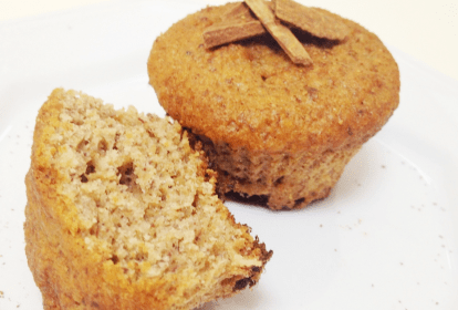 Muffin Banana Canela