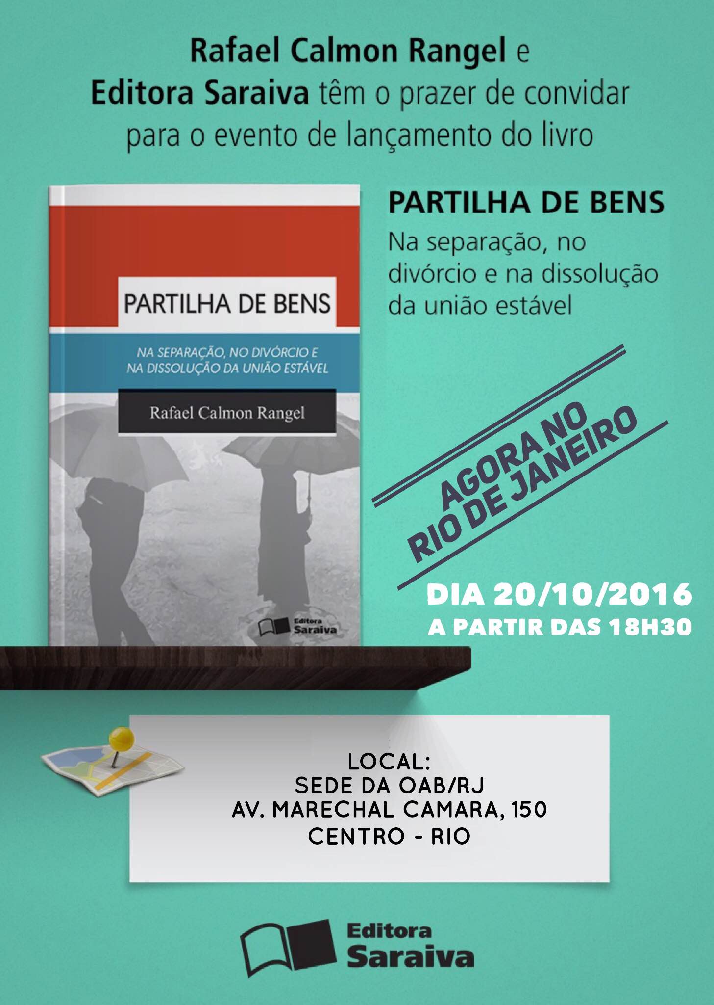 Juiz lança livro sobre partilha de bens nesta quinta (20)