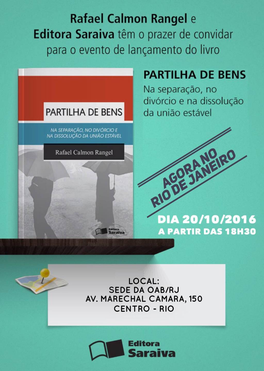 Juiz lança livro sobre partilha de bens nesta quinta (20)