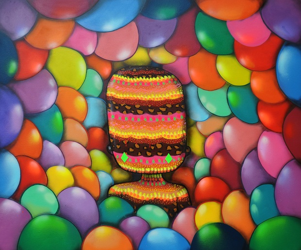 Trabalho Superproteção Insônia, feito em técnica mista sobre tela.<br> Trabalho Superproteção Insônia, feito em técnica mista sobre tela.<br>