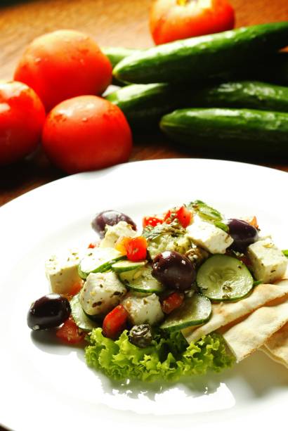 Salada Grega Horiatiki do Frontera Salada Grega Horiatiki do Frontera