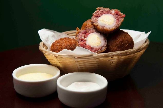 Scotch balls: atração do Brooks Pub Scotch balls: atração do Brooks Pub