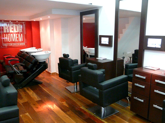 Salão de beleza só para homens