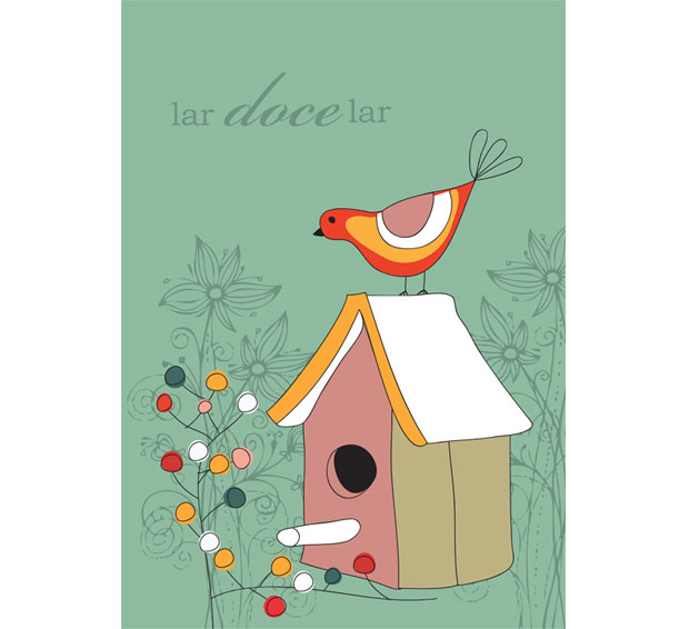 Para alegrar a sua sala, que tal este pôster de lar doce lar?<br> Para alegrar a sua sala, que tal este pôster de lar doce lar?<br>
