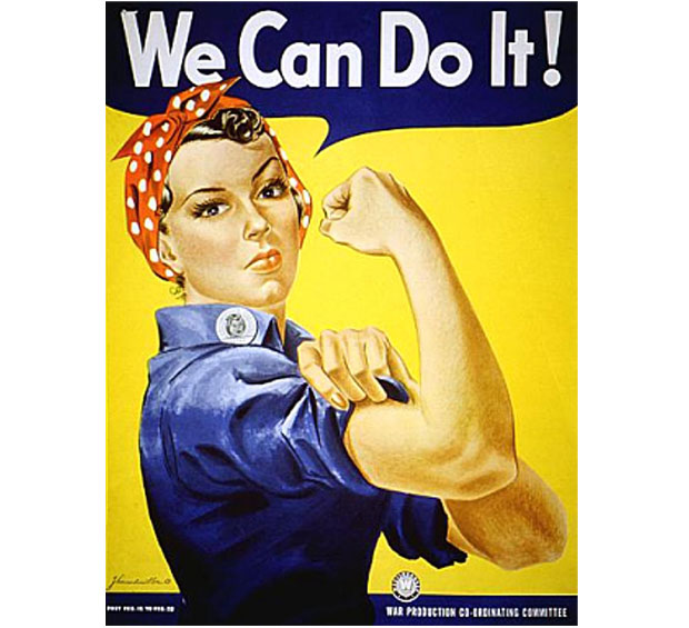 O pôster retrata desenho que é símbolo do feminismo nos Estados Unidos<br> O pôster retrata desenho que é símbolo do feminismo nos Estados Unidos<br>