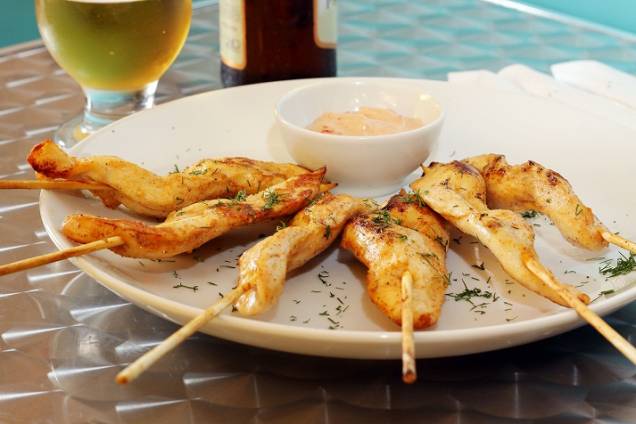 Palitinhos de frango apimentados (R$ 17,90)<br> Palitinhos de frango apimentados (R$ 17,90)<br>