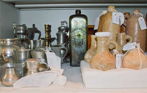 Ilha guarda tesouros arqueológicos resgatados de navios afundados<br> Ilha guarda tesouros arqueológicos resgatados de navios afundados<br>