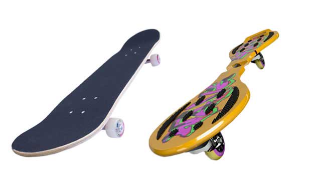 Qualquer menino que nasceu a partir dos anos 60 já andou ao menos uma vez de skate, fazendo manobras radicais. Nos últimos anos, surgiram outras variações do equipamento, como o waveboard. Com duas placas separadas, ligadas por uma barra, que podem girar<br>