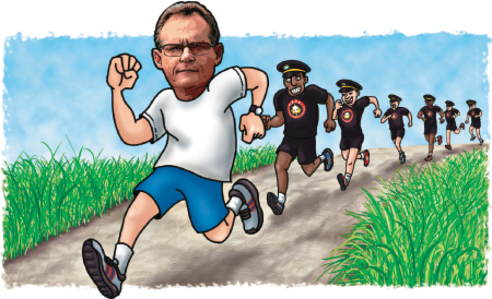 Corra que a polícia vem aí