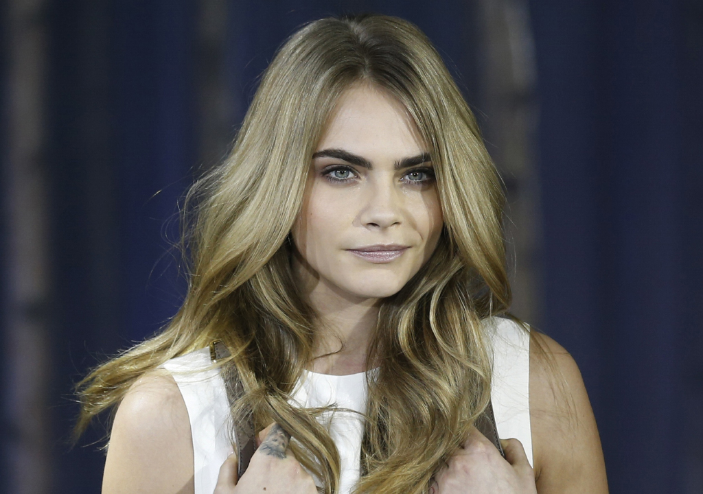 Cara Delevigne presents the Cara Delevigne Collection by Mulberry during London Fashion Week