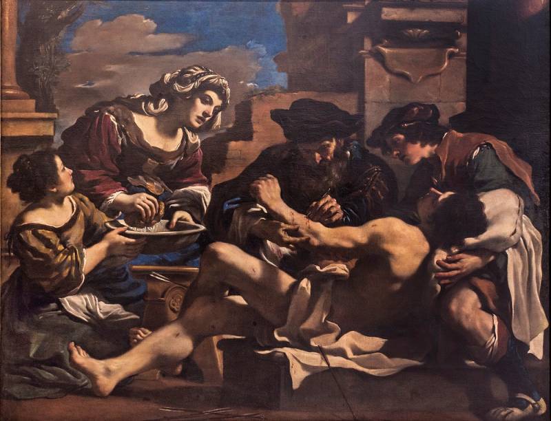 San Sebastiano Curato da Irene: de Guercino