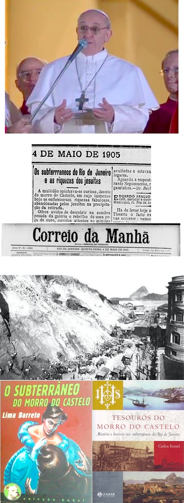 Um papa, uma ordem religiosa e o ouro do Morro do Castelo