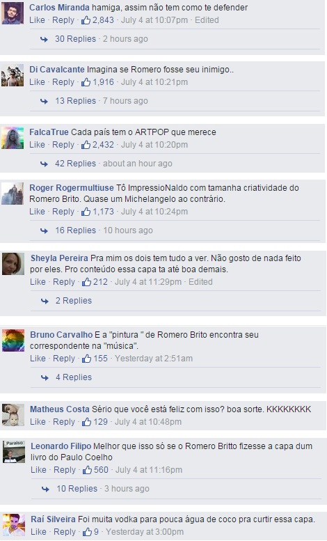 Naldo vira piada na internet ao divulgar foto da capa de seu novo CD, feita por Romero Britto