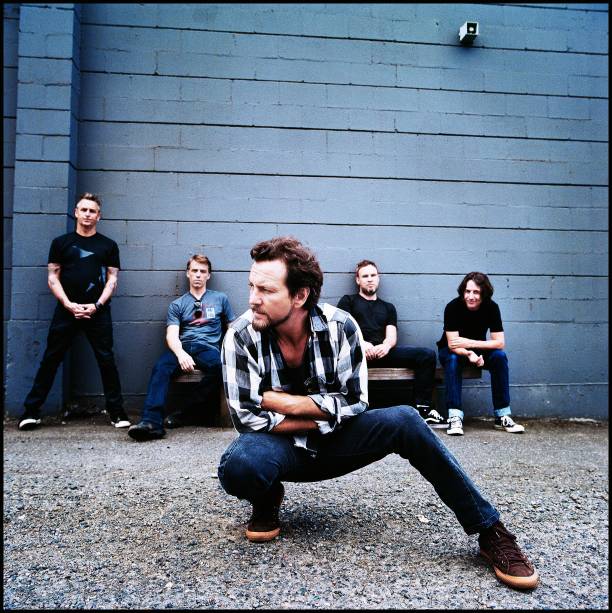 Vedder, McCready, Cameron, Ament e Gossard: no Maracanã