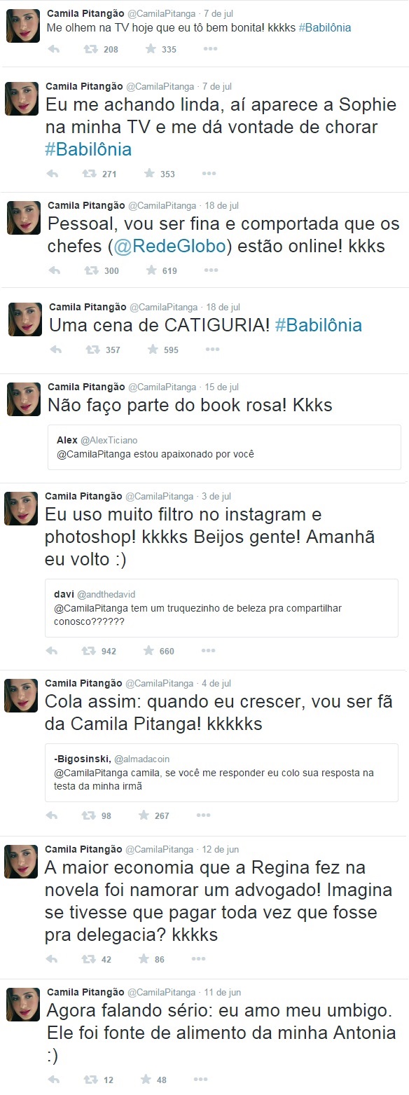 tweets-camila-pitanga