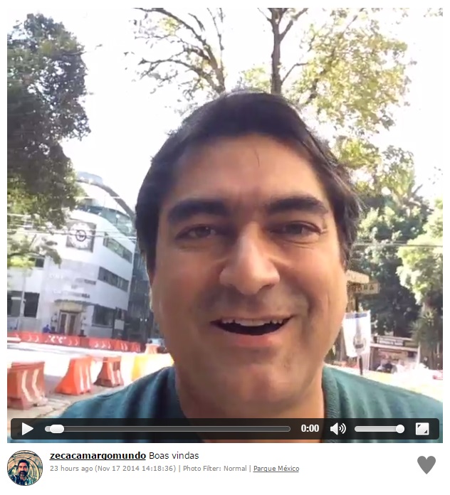 Zeca Camargo estreia (só agora) no Instagram e convida seguidores a viajar pelo mundo com ele