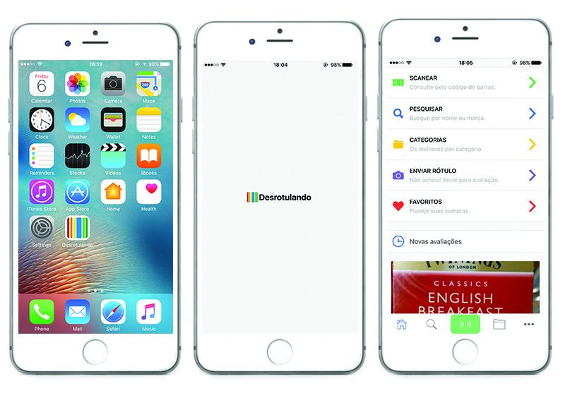 Aplicativo desvenda ingredientes descritos nas embalagens
