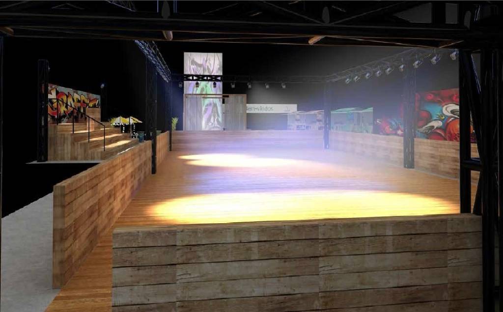 RioSul recebe ringue de patinação inspirado nos anos 80