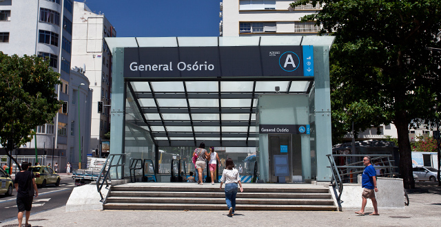 Plataforma antiga da estação General Osório será desativada