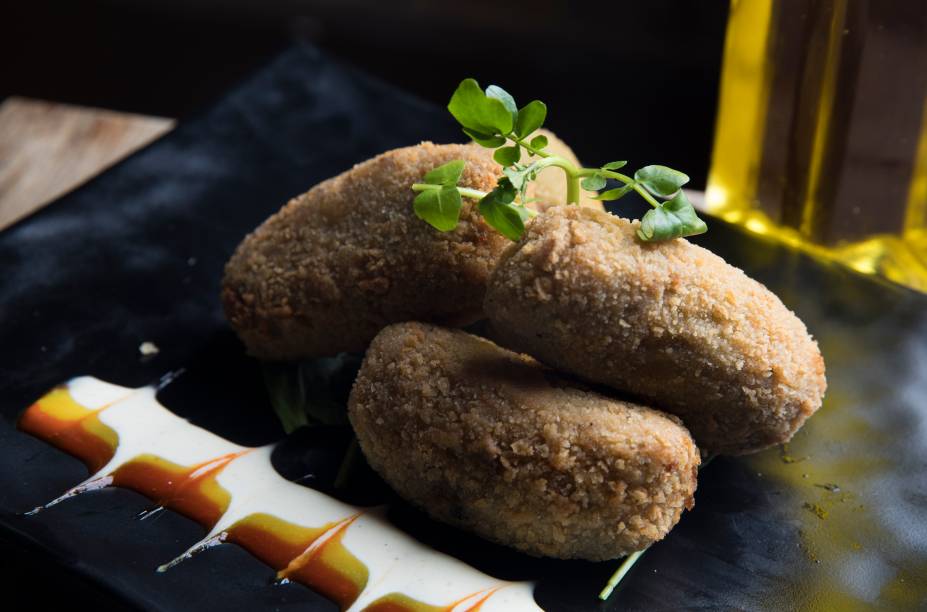 Croquete de presunto e cogumelos: R$ 23,00