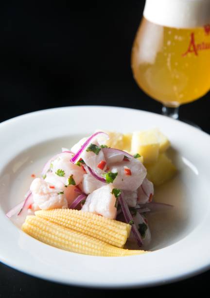 Ceviche do El Peruano (R$ 29,90): dica para beliscar