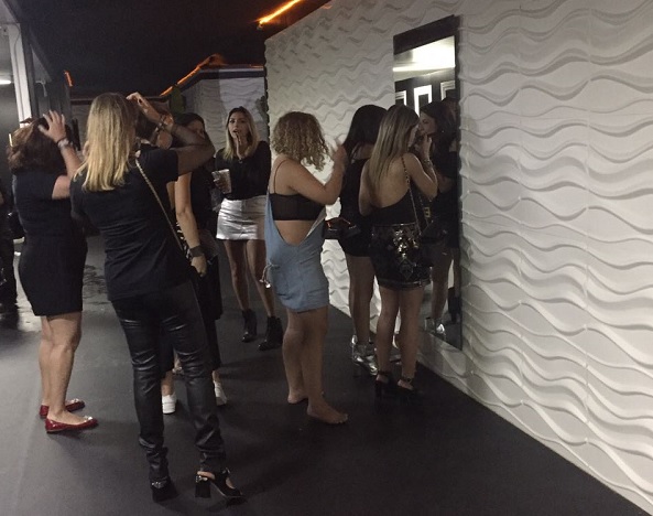 fila espelho camarote vip