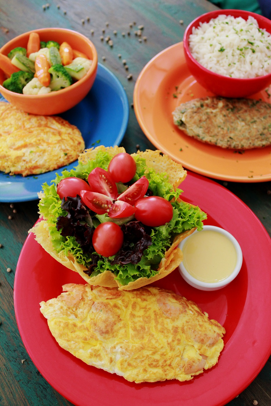 Santa Satisfação; omeletes