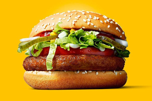 McDonald’s lança seu primeiro hambúrguer vegano
