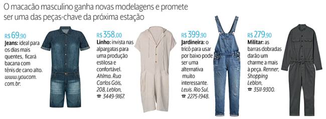 MODA DAS RUAS