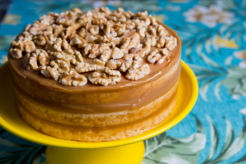 Conflor: bolo de doce de leite