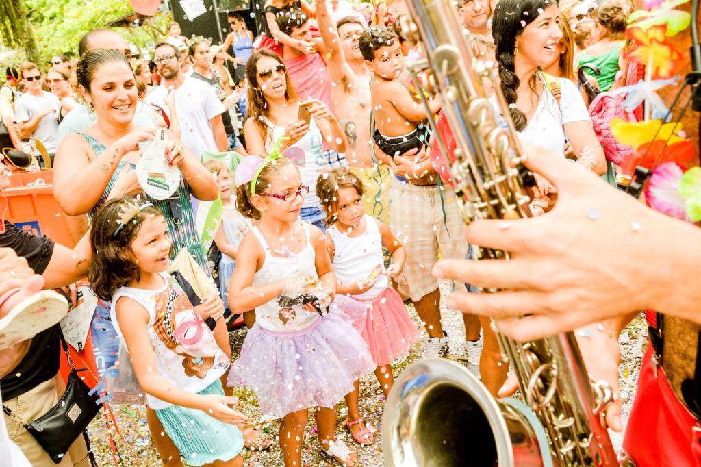 Já é Carnaval para a criançada no Parque das Figueiras