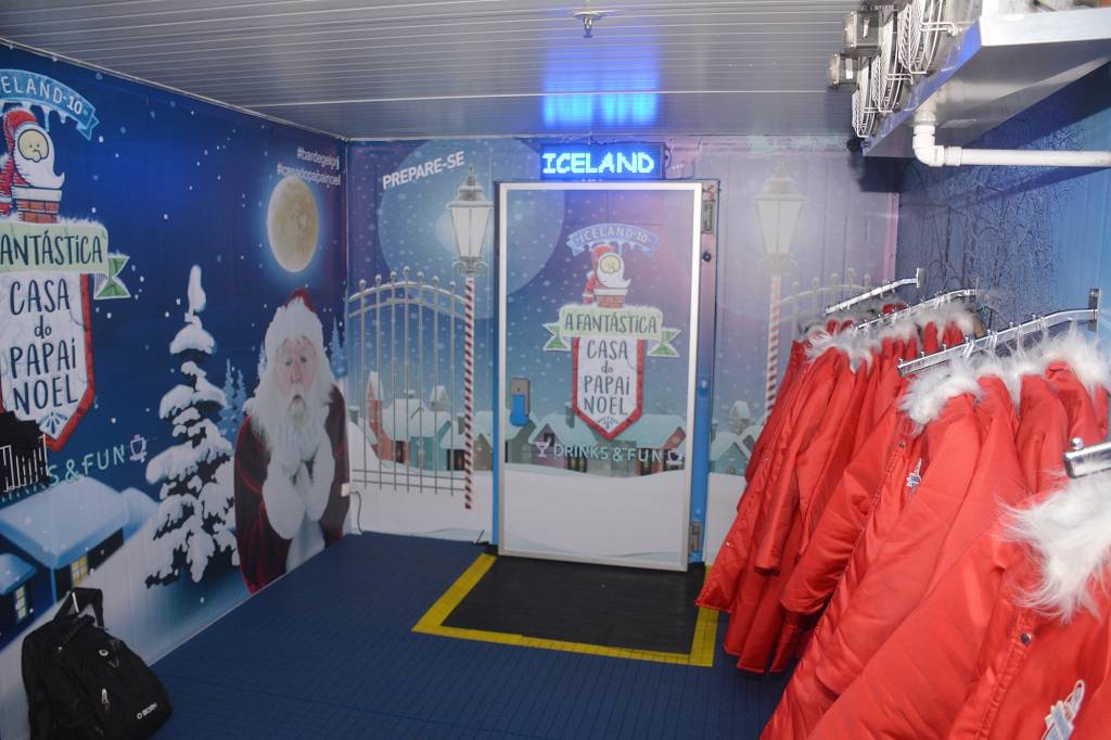 Bar de gelo do BarraShopping vira Casa do Papai Noel