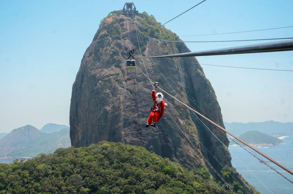 Bondinho do Pão de Açúcar terá chegada do Papai Noel