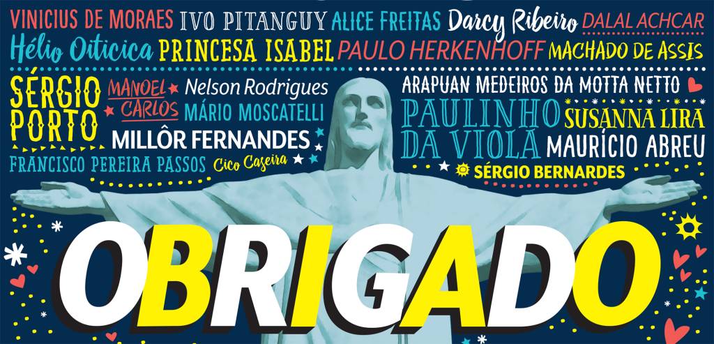 50 cariocas agradecem a ícones que fizeram do Rio um lugar melhor